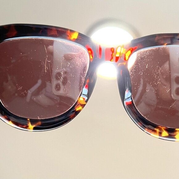 THE ROW LINDA FARROW COLLABORATIONS Row 7/3 Frame Tortoise Japan Sunglasses - Picture 12 of 12